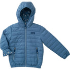 Hooded Puffer Jacket - Copen Blue from Anderson Parker
