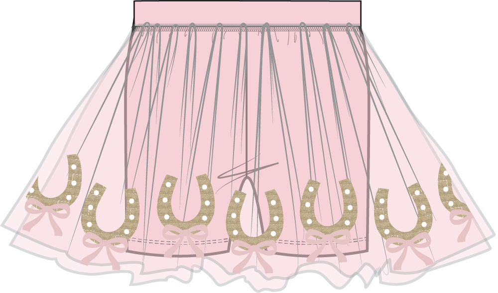 Horseshoe - Tutu Skirt With Bike Shorts from Anderson Parker