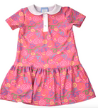 Hot Pink Squiggles Athletic Dress from Anderson Parker