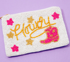 Howdy Boot Beaded Coin Wallet from Anderson Parker
