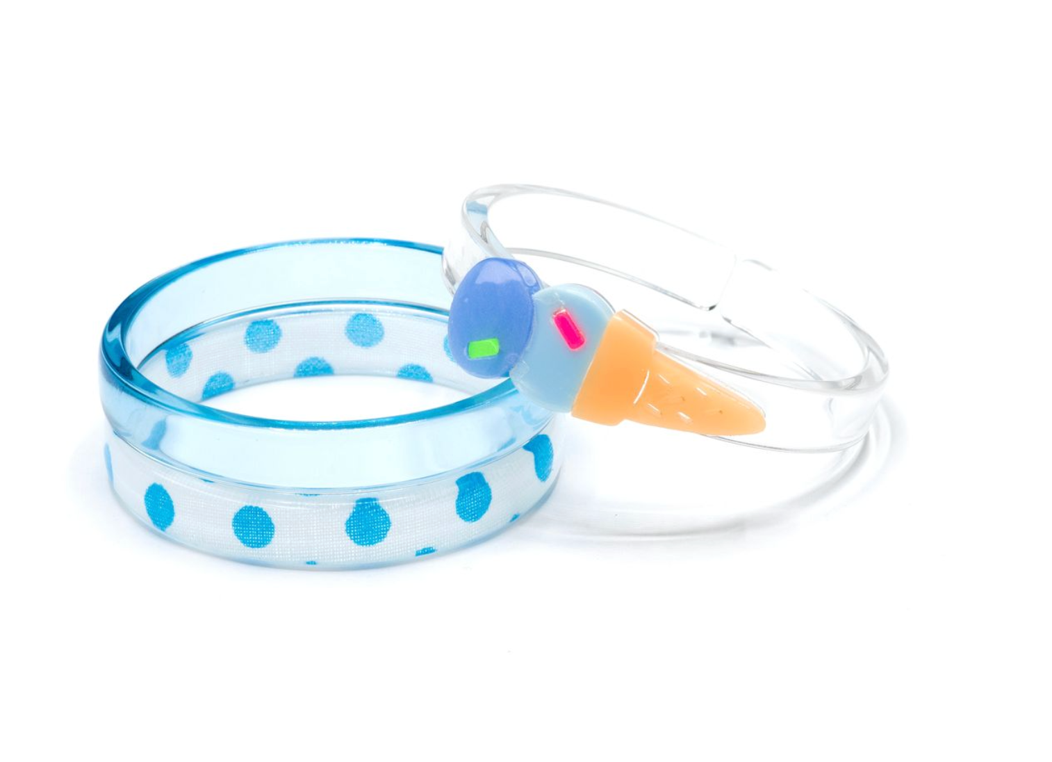 Ice Cream Double Scoop Blue Bangles from Anderson Parker