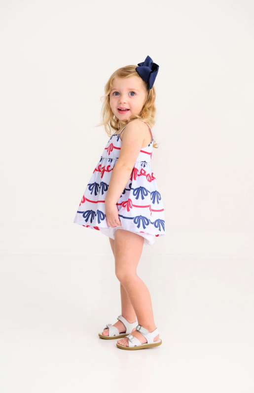 Idabelle Bloomer Set - Brentwood Bows/Worth Ave White from Anderson Parker