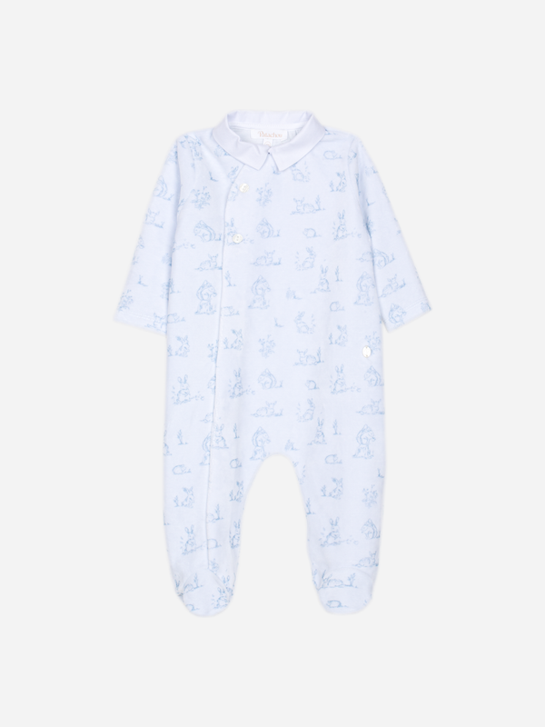 Indigo Blue Babygrow Print from Anderson Parker