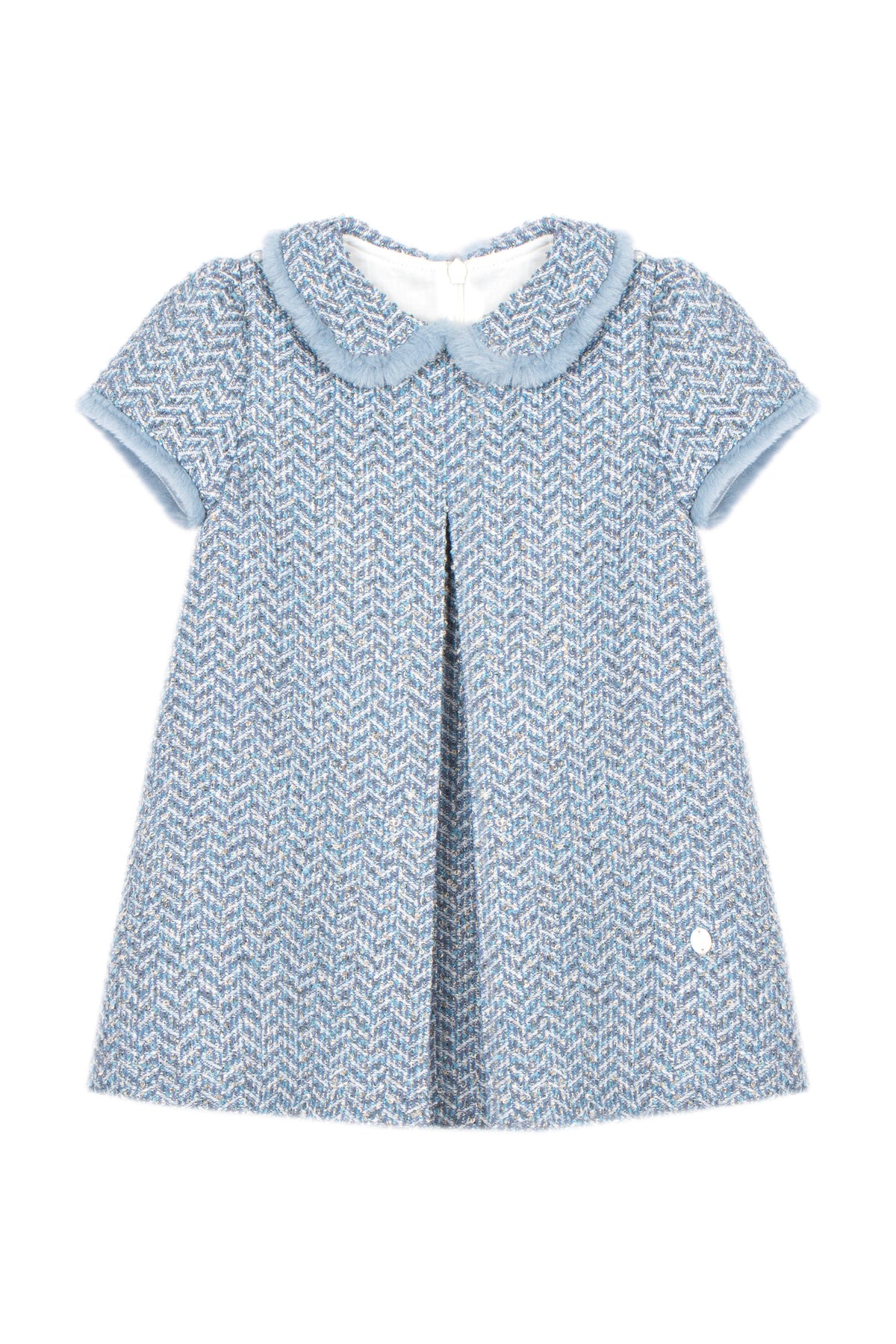 Indigo Blue Tweed Dress from Anderson Parker