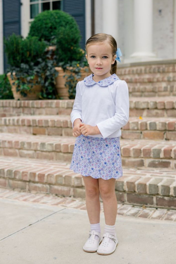 Iris Garden Collared Shirt and Skort Set from Anderson Parker