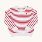 Isaac's Sweater - Richmond Red Stripe from Anderson Parker