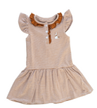 Itsy Bitsy Burnt Orange Cheer Dress from Anderson Parker