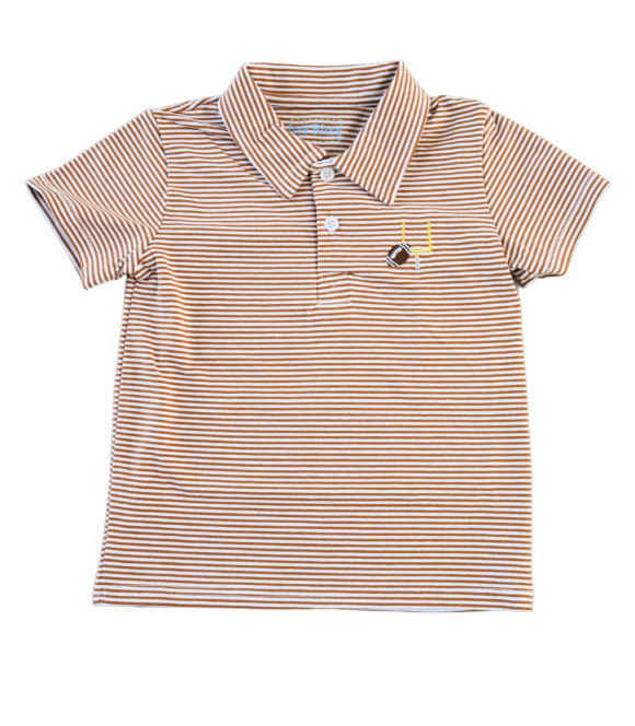 Itsy Bitsy Burnt Orange Polo from Anderson Parker