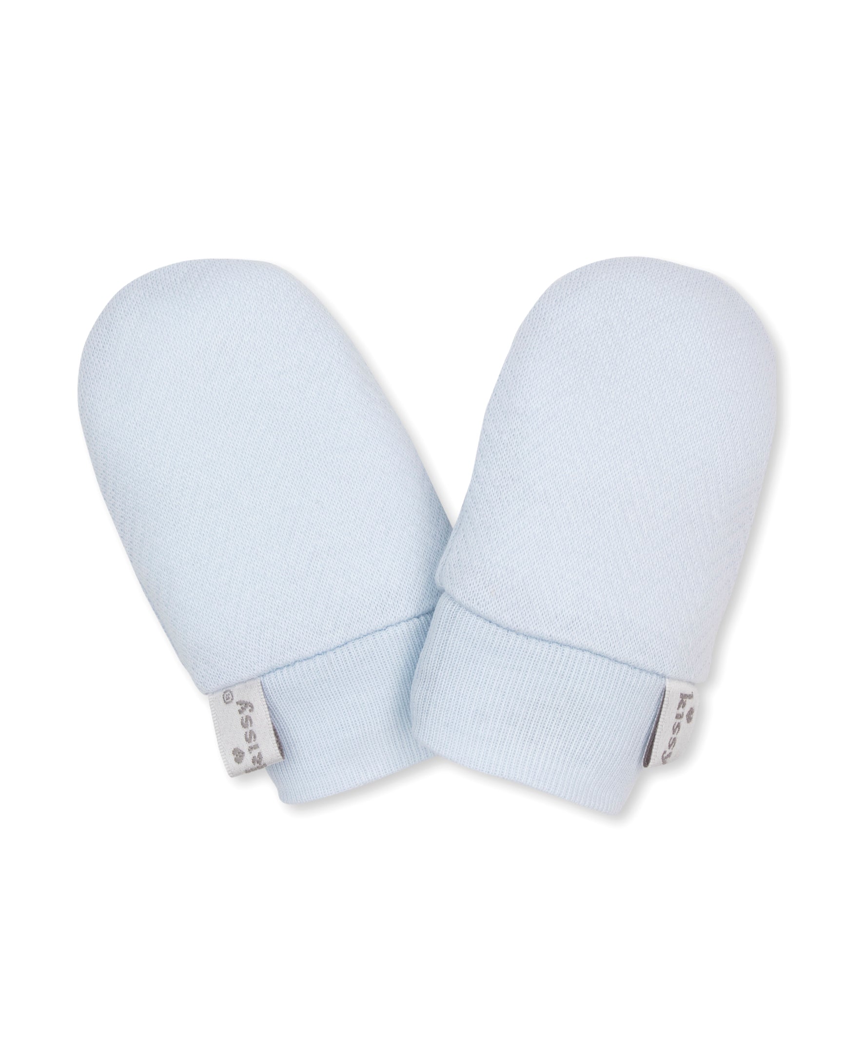 Jacquard Mitts - Light Blue from Anderson Parker