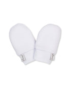 Jacquard Mitts - White from Anderson Parker