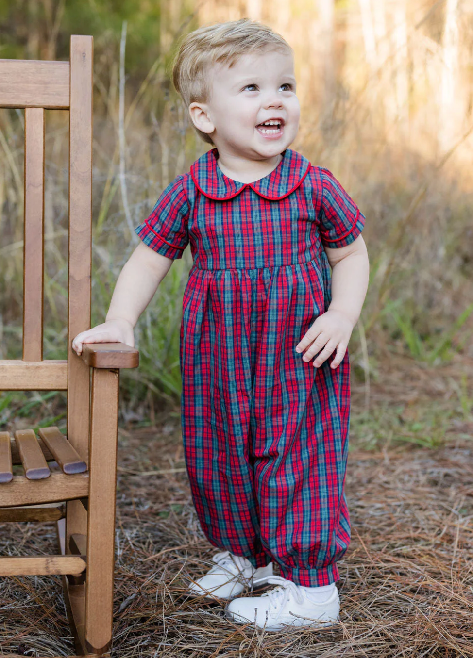 James Long Bubble - Red Christmas Plaid from Anderson Parker