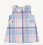 Janie Jumper - Peach Blossom Plaid with Palm Beach Pink from Anderson Parker