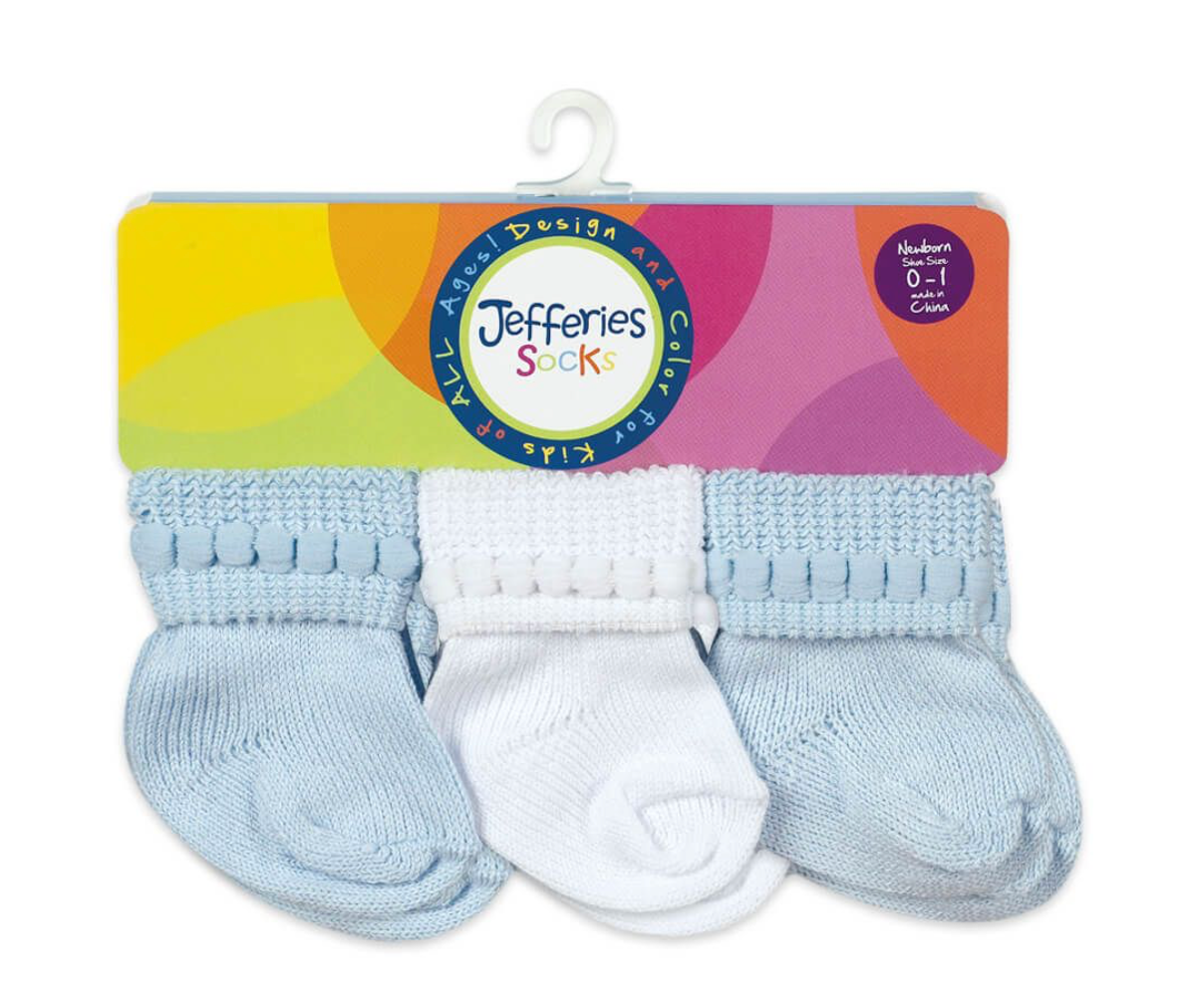 Jefferies Socks Rock-A-Bye Turn Cuff Socks 6 Pair Pack from Anderson Parker