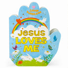 Jesus Loves Me Praying Hands Shaped Board Book from Anderson Parker
