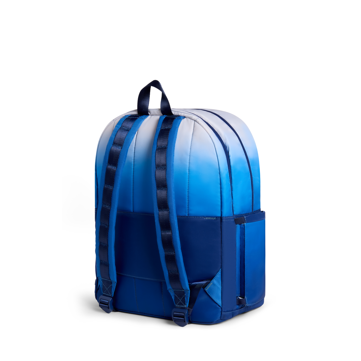Kane Double Pocket Large Backpack - Blue Gradient Diagonal Zipper from Anderson Parker
