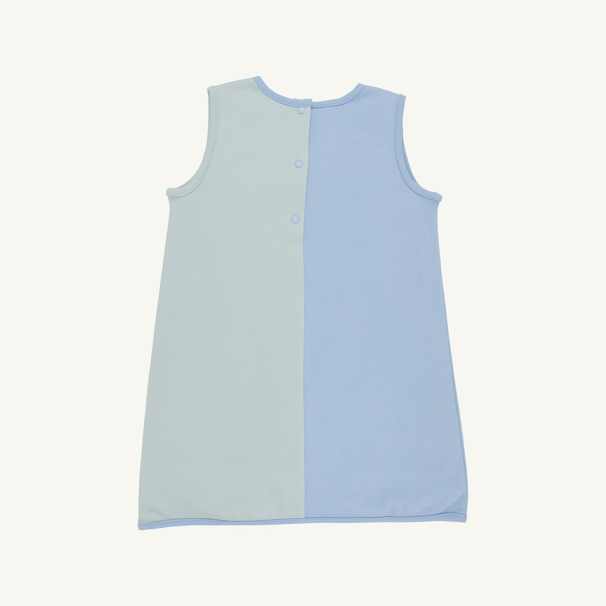 Kennedy Colorblock Dress - Heavy Weight Knit - Sarasota Sky/Old Greenwich Green from Anderson Parker