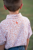 Kickoff Burnt Orange Polo Short Sleeve Shirt from Anderson Parker