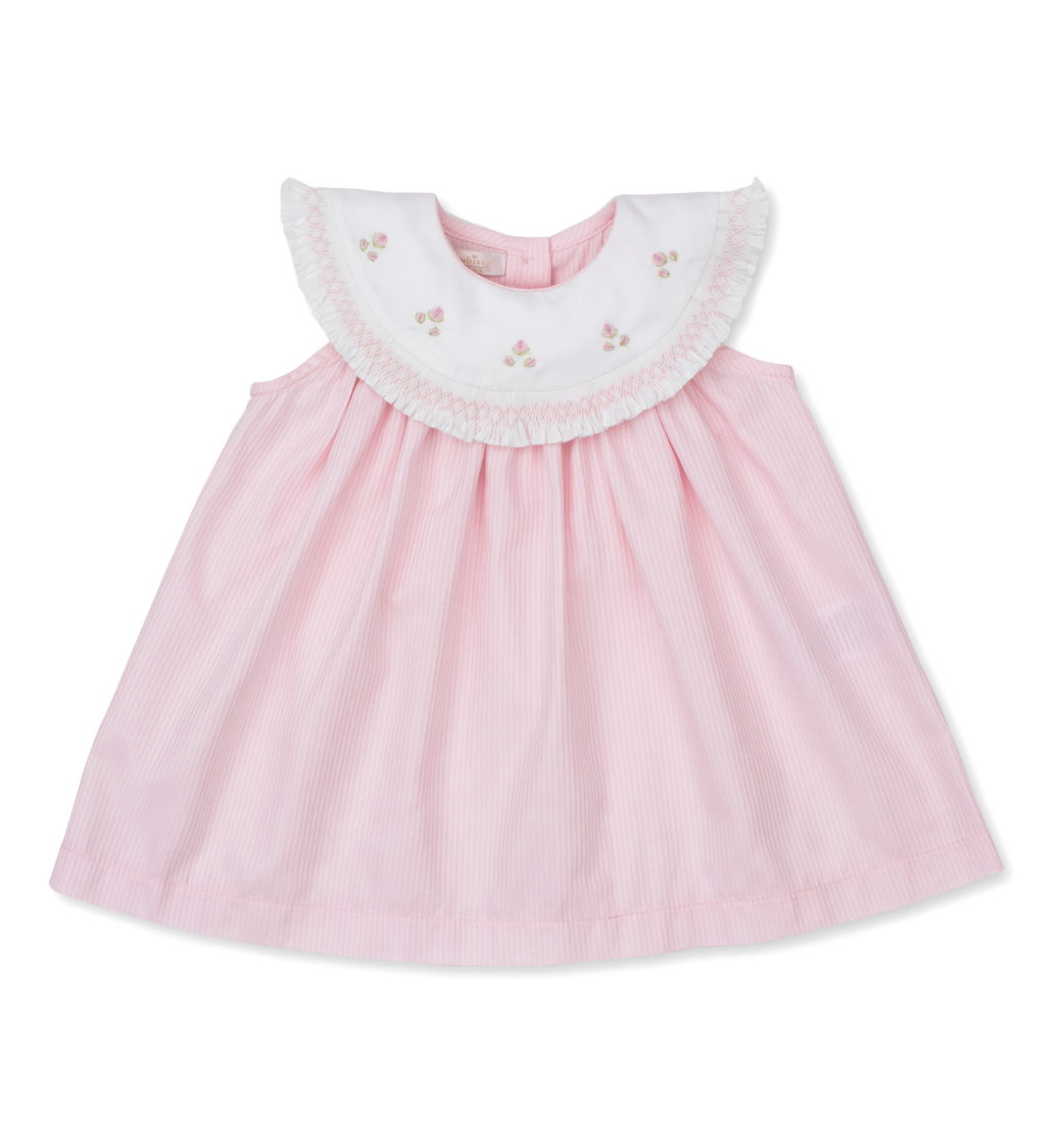 Kissy Elegance Woven Dress w/ Hand Smocking from Anderson Parker