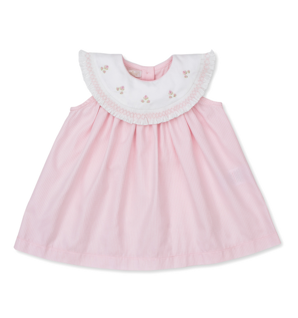 Kissy Elegance Woven Dress w/ Hand Smocking from Anderson Parker