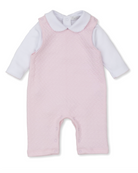 Kissy Kissy Jacquard Overall Set - Pink from Anderson Parker