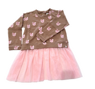 Kitty Faces Miley Tutu Dress - Milk from Anderson Parker