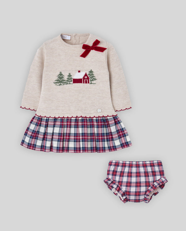 Knit Dress + Bloomer Set - Red from Anderson Parker
