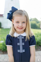 Knit Dress with Stripe Ribbon Bows from Anderson Parker