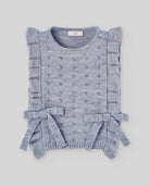 Knit Girl Waistcoat - Sapphire Blue from Anderson Parker