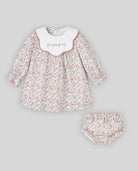 Knit Newborn Dress + Bloomer Set - Mist Pink from Anderson Parker