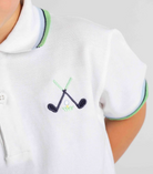 Knit Polo With Golf Clubs from Anderson Parker