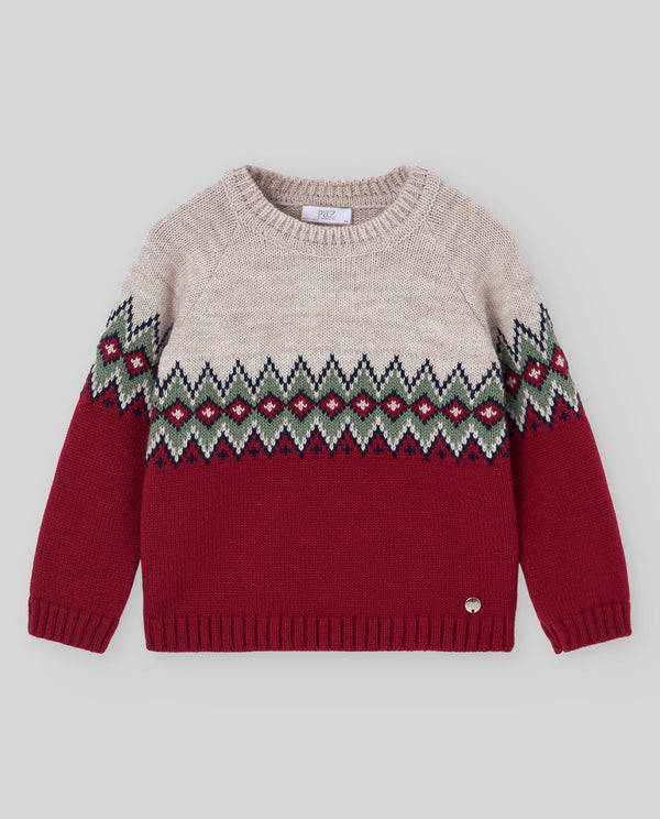Knit Pullover - Red from Anderson Parker