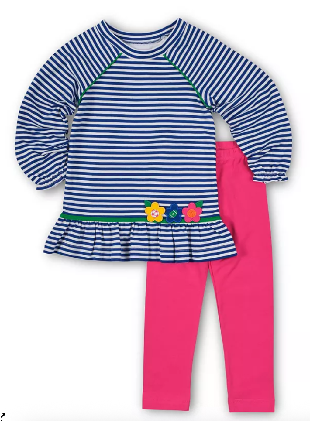 Knit Set With Sport Ball Flowers from Anderson Parker