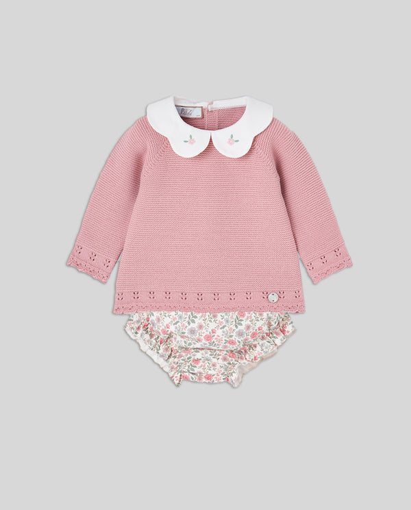 Knit Sweater + Bloomer - Mist Pink from Anderson Parker