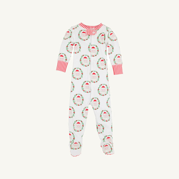 Knox's Night Night Footed - North Pole Portrait/Richmond Red Stripe from Anderson Parker
