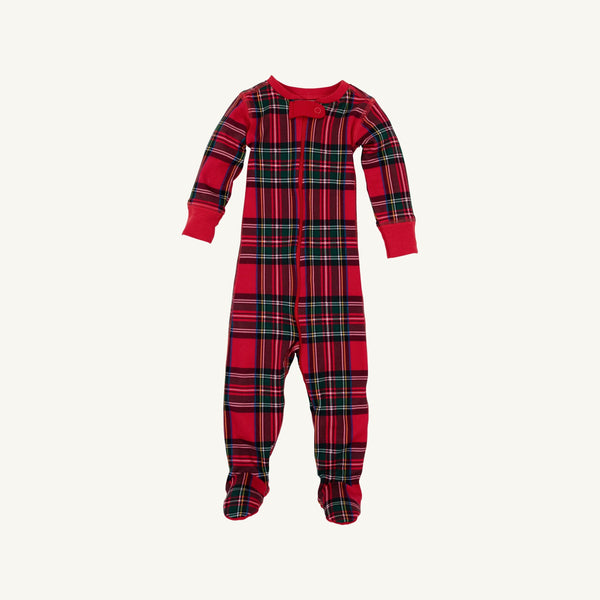 Knox's Night Night Footed - Society Prep Plaid/Richmond Red from Anderson Parker