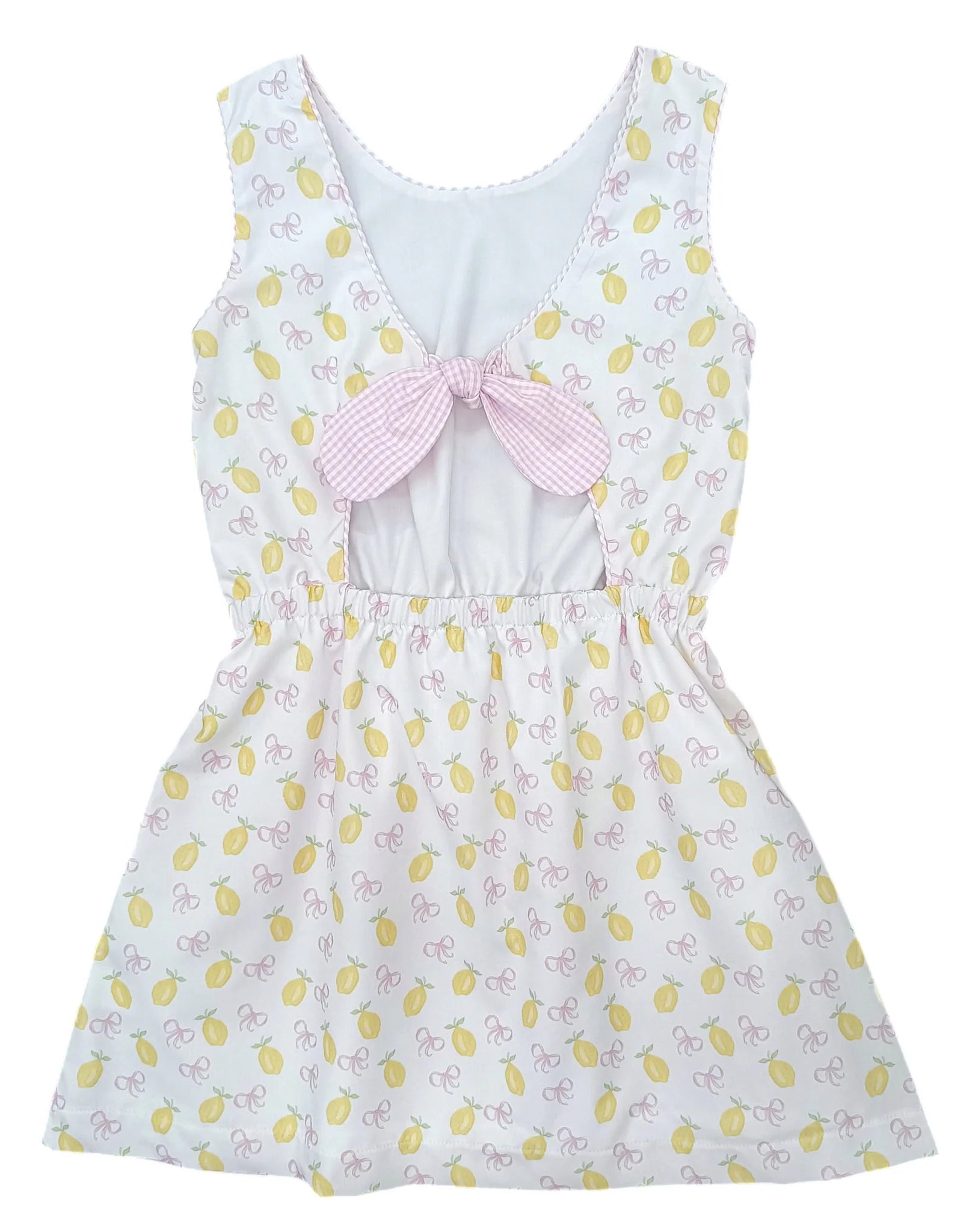 Kristin Knot Dress - Lemon - Anderson Parker