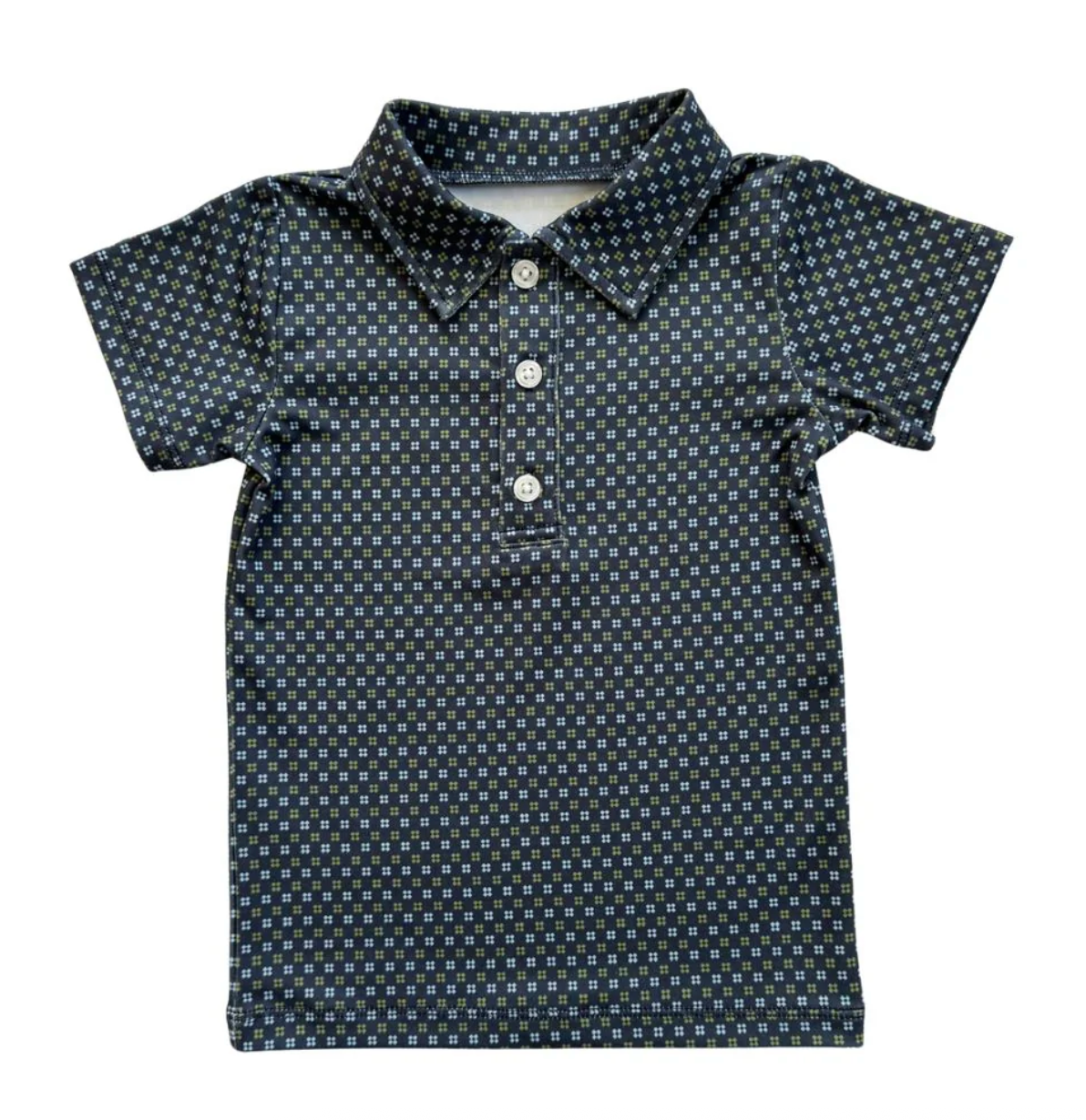 Kyle Polo - Navy Geometric from Anderson Parker