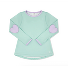 Kylie T Long Sleeve - Cool Mint, Petal Purple from Anderson Parker