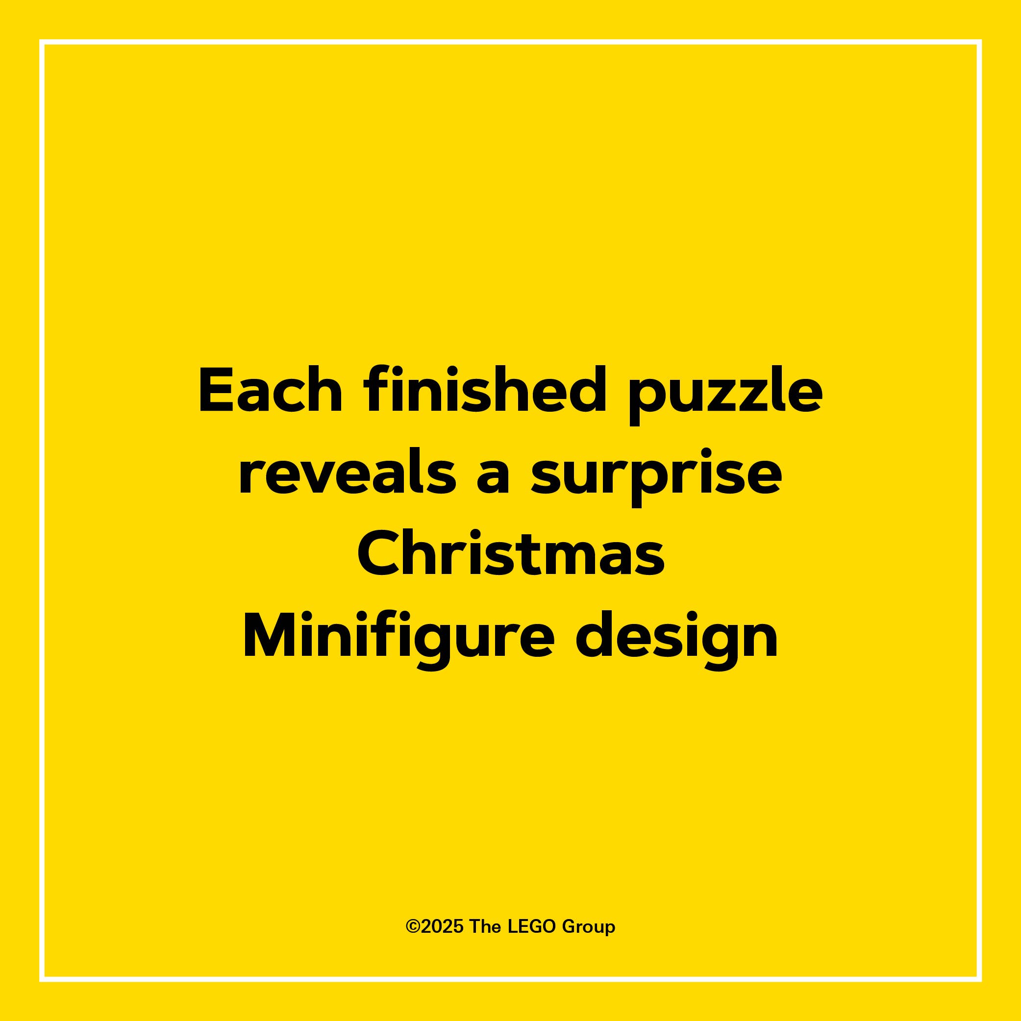 LEGO Mystery Minifigure Mini Puzzle (Christmas Edition) from Anderson Parker