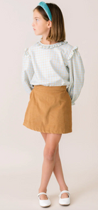 Lacey Skirt in Boston Brown Corduroy from Anderson Parker