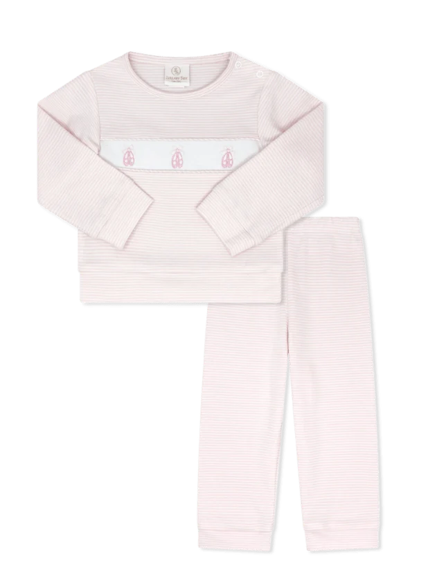 Lagniappe Play Set Pensacola Pink Ministripe, Ballet Slipper from Anderson Parker