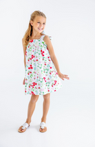 Laineys Little Dress - Broadcloth - Berry Sweet/Belhaven Blue from Anderson Parker