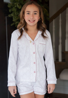 Lavender Bows - Button Up Lounge Set BE from Anderson Parker