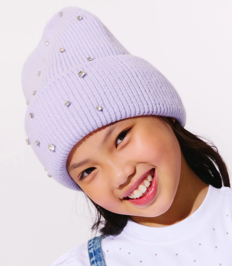 Lavender Gem Beanie from Anderson Parker