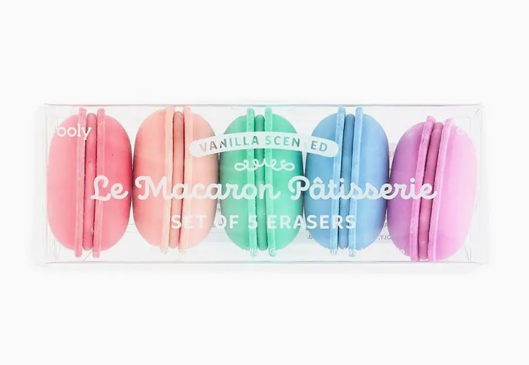 Le Macaron Patisserie: Vanilla Scented Puzzle Erasers from Anderson Parker