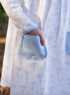 Lennon Dress - Blue Bows Knit from Anderson Parker