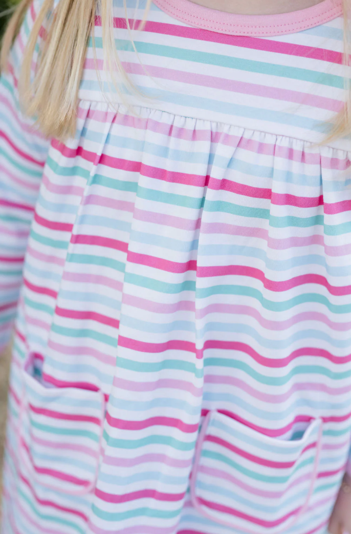 Lennon Dress - Stripe Knit from Anderson Parker