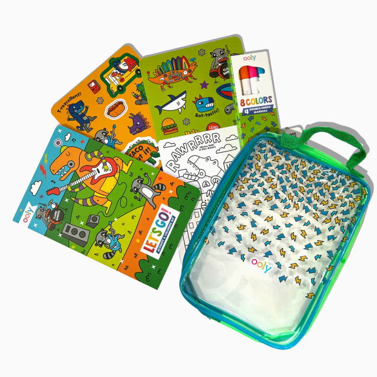 Let's Go!: Activity & Coloring Kit - Robo Dinos from Anderson Parker