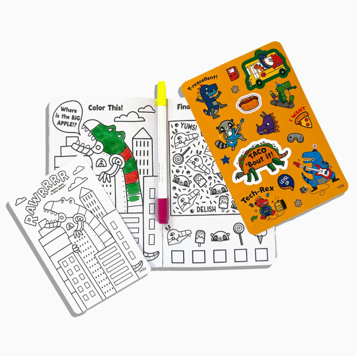 Let's Go!: Activity & Coloring Kit - Robo Dinos from Anderson Parker