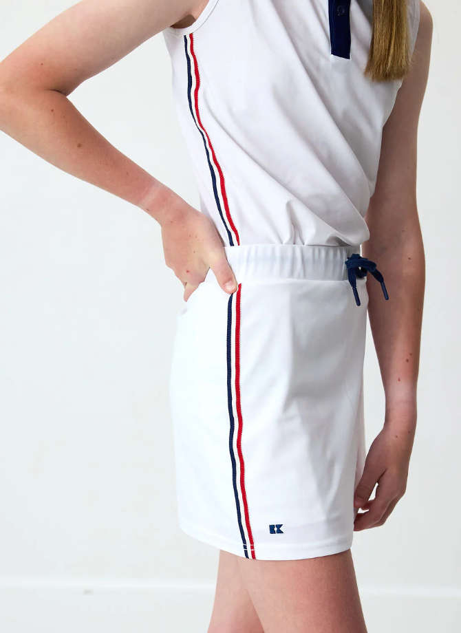 Liberty Love White Skort from Anderson Parker